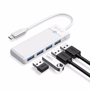 Orico PAPW4A-C3 USB Hub 4-port 4x USB-A 3.0 1.8 m - white