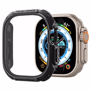 Spigen Tough Armor maciņš, paredzēts Apple Watch Ultra 49 mm, melns