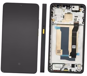 LCD screen Xiaomi Poco X7 Pro 5G ar touch screen ar frame Dzeltens original (service pack)