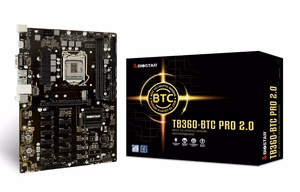 Biostar TB360-BTC PRO 2.0 mātesplate Intel® B360 LGA 1151 (Socket H4) ATX