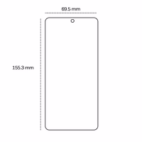 Rūdīts stikls 2,5D Oppo Reno 11F 5G (Global)