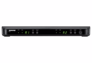 Shure BLX288E/SM58-H8E – dubultā bezvadu vokālā sistēma ar diviem SM58 mikrofoniem