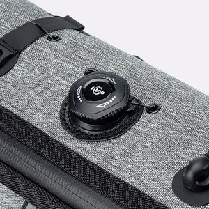 Rockbros TL002 ROAD TO SKY 1.5L ūdensizturīga velosipēda stūres soma - pelēka
