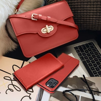 SMART PRO Book ādas apvalks viedtālrunim XIAOMI Redmi 15C (173,16 x 81,07 x 8,2) - sarkans