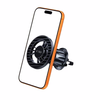 Tech-Protect N56 Magnetic MagSafe auto gaisa atveru turetajs - Melns