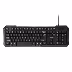 ART vadu tastatūra USB A QWERTY AK-46U melna