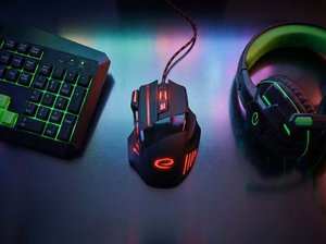 Esperanza EGM201R pele USB Type-A optiskā 2400 DPI labrocīga