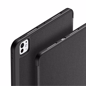 Dux Ducis Domo viedtālruņa apvalks ar atloku un viedo miega režīmu iPad Pro 11" 2024 - melns
