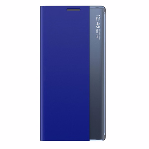 Sleep Case grāmatas tipa apvalks ar viedu logu Samsung Galaxy A22 4G zilts