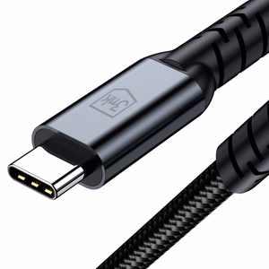 3mk Hyper Cable N-SERIES USB-C / USB-C Thunderbolt 4 2m 48V / 5A 40Gb/s 240W 8K60Hz - melns