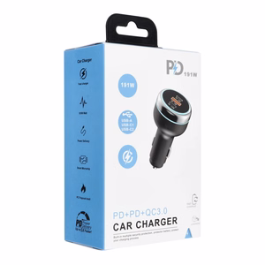 Car charger USB A + 2 x Type C PD QC3.0 3A 191W CC69-2C1A black