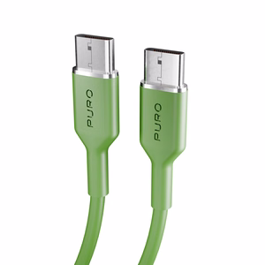 Puro ICON USB-C - USB-C kabelis 1.5m - zaļš