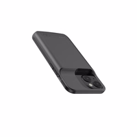 Tech-Protect PowerCase iPhone 14 / 14 Pro ar 4800mAh portatīvo lādētāju - melna