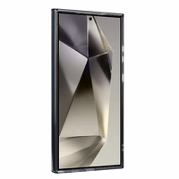 Audi IML Izšuvuma raksts Magnētiskais viedtālruņa apvalks S24 Ultra S928 pelēks/pelēks cietais apvalks AU-IMLMS24U-Q5/D3-GY