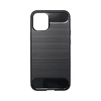 CARBON viedtālruņa apvalks IPHONE 12 MINI melns