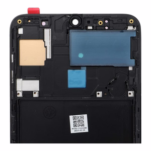 LCD ekrāns paredzēts SAMSUNG A70 A705 HARD OLED ar rāmi