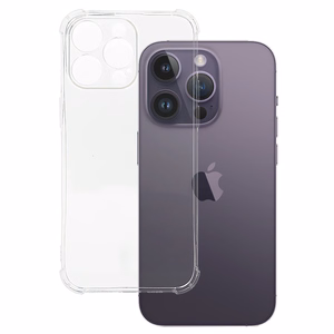 Clin Anti Shock 1,5mm viedtālruņa apvalks iPhone 15 Pro caurspīdīgs