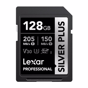 Lexar Professional SILVER PLUS SDXC 128 GB atmiņas karte