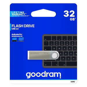 Glass Gold rūdīta stikla ekrāna aizsargs GOODRAM  UUN2 Pendrive - 32GB USB 2.0