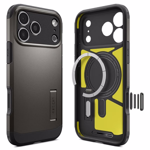 Spigen Tough Armor T MagSafe maciņš iPhone 17 Pro / 18 Pro, grafīta krāsā