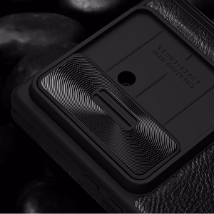 Nillkin Qin Pro viedtālruņa apvalks priekš Samsung Galaxy Z Fold 7 ar S Pen Space - melns