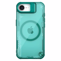 Nillkin Iceblade Prop magnētiskais viedtālruņa apvalks ar statīvu iPhone 16e - zaļš
