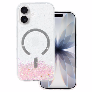 Tel Protect Moonlite magnētiskais viedtālruņa apvalks Iphone 17 rozā caurspīdīgs