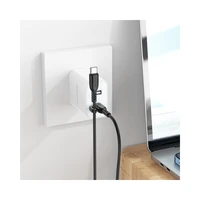 Borofone kabelis BX91 Symbol - Type C uz Type C - 60W 3A 1 metrs melns