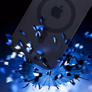 Чехол 3mk Smoke MagCase для iPhone 17 - чёрный полупрозрачный