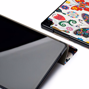 Korpuss Reach Smart Leather Samsung X110/X115 Tab A9 8.7/X130/X135 Tab A11 8.7 butterfly