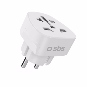 Adapteris no Shucko/DE sienas kontaktdakšas uz universālo kontaktdakšu