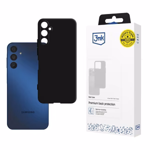 3mk Matēts viedtālruņa apvalks Samsung Galaxy A15 5G - melns