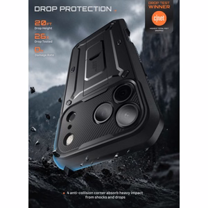 Supcase Unicorn Beetle Pro vāciņš iPhone 18 Pro / 17 Pro – melns