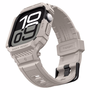 SPIGEN RUGGED ARMOR maciņš ”PRO” V2 APPLE WATCH 10 / 11 (42 MM) DUNE BEIGE