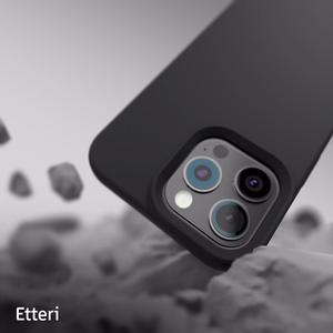 Etteri Silicone Mag maciņš iPhone 16 Pro Max 6,9" melns