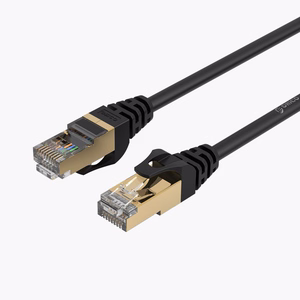 Orico PUG-C7 CAT7 10Gbps RJ45 Ethernet tīkla kabelis interneta LAN apaļš 30m - melns