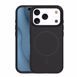 Silicone Thin Mag case for iPhone 17 Pro Max 6,9" black
