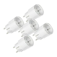 5 gab. komplekts Shelly Plug S MTR Gen3 12A viedo kontaktligzdu (baltas)