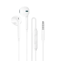 Borofone austiņas BM100 Fuente ar mikrofonu baltas