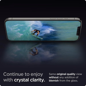 Spigen Glas.tR EZ Fit закалённое стекло для iPhone 12 / iPhone 12 Pro - 2 шт.