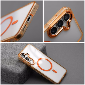 Maciņš Samsung A27 Frame Clear Hybrid Mag Cover, saderīgs ar MagSafe, hermes oranžs