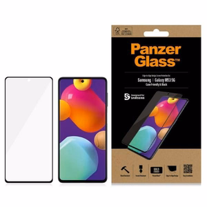 PanzerGlass E2E Regular aizsargstikls Samsung Galaxy M53 - ar melnu rāmi