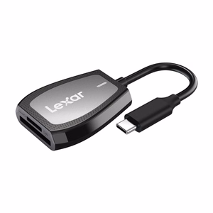 Lexar divu slota SD/microSD atmiņas karšu lasītājs, USB-C