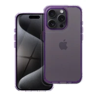 MATRIX caurspīdīgs viedtālruņa apvalks IPHONE 16e (SE 4 2025) gaiši violetas krāsas