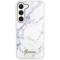 Guess GUHCS23SPCUMAH S23 S911 balts/balts cietais apvalks Marble