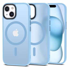 Tech-Protect MagMat Magnētiskais viedtālruņa apvalks iPhone 15 - matēta zila