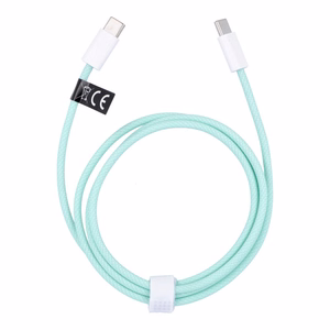 Kabelis Type-C uz Type-C PD QC3.0 3A 60W C263 1 m zaļš