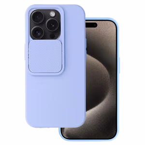 Camshield Soft for iPhone 15 Pro Max Light Purple
