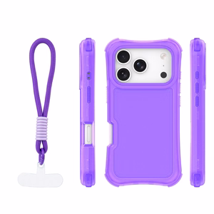 Safepop maciņš ar siksniņu priekš iPhone 17 Pro 6,3" violets