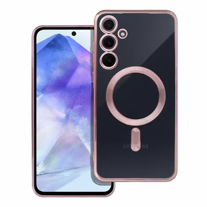 Viedtālruņa apvalks SAMSUNG A55 rozā zelta krāsas